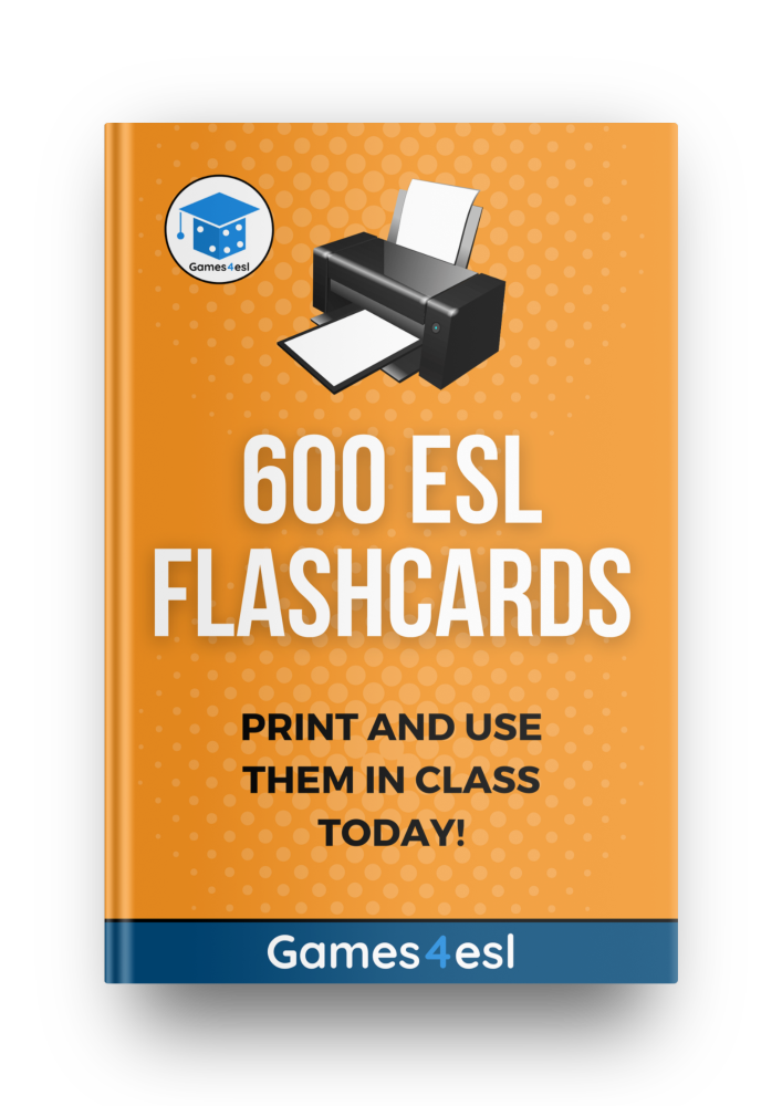 600 Printable ESL Flashcards